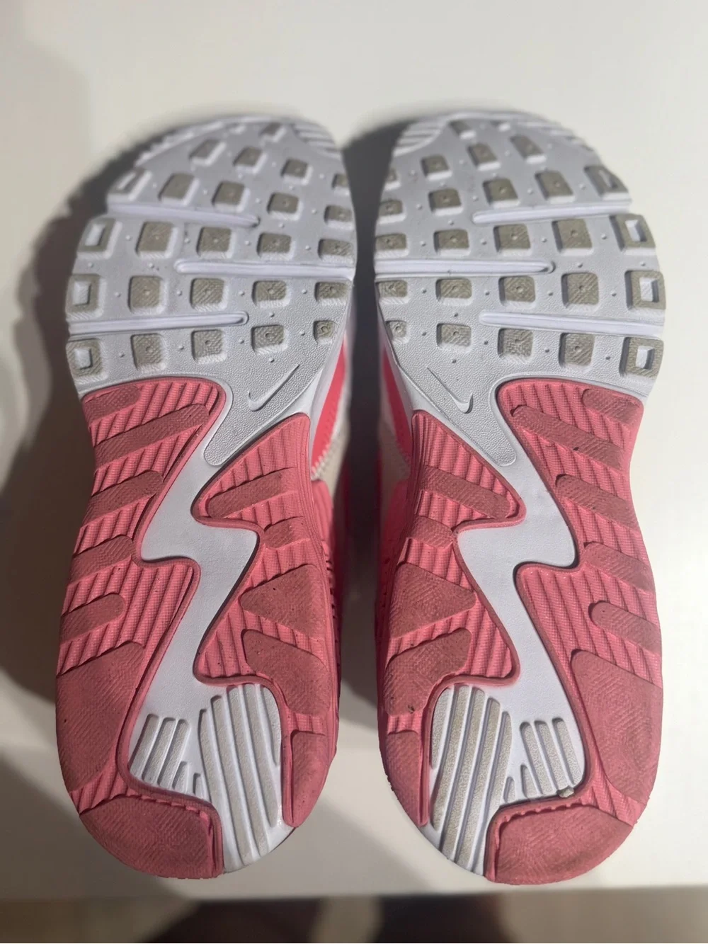 Nike Women's White & Pink Air Max Sneakers